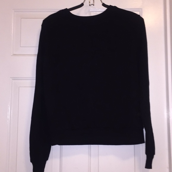 Black crewneck with rhinestones - Picture 3 of 3